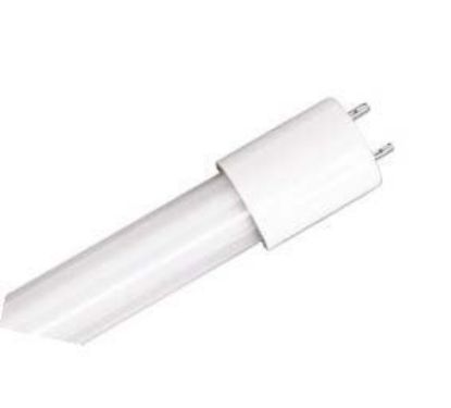 LED Bulbs Tubes - Replace Fluorescent 4FT T8 High Brightness Direct Install Glass 5000K L14T8 5K FR PLUGNGO (UNCOATED)  7yr