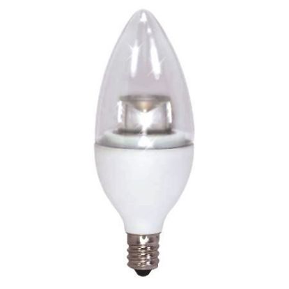 LED Bulbs Decorative Chandelier Teardrop 60W Equiv 2700K 5W TD11 HEARTHGLO Dimmable CAN CL 6YR (60W REPLACEMENT)