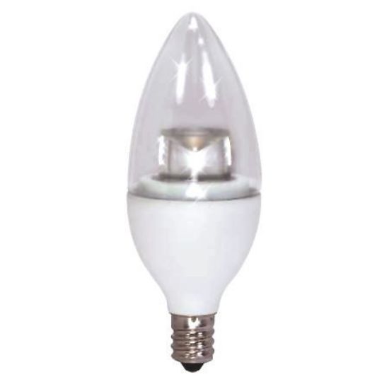 LED Bulbs Decorative Chandelier Teardrop 60W Equiv 2700K 5W TD11 HEARTHGLO Dimmable CAN CL 6YR (60W REPLACEMENT)