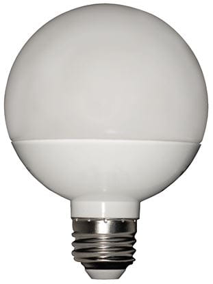 LED Bulbs Decorative Globe 3 Inch Diameter 5000K 6W G25 XtraBrite AW Dimmable FR 8YR (60W REPLACEMENT)