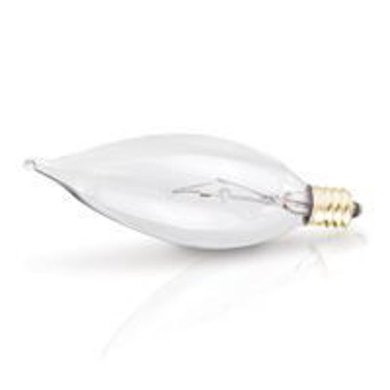 Light Bulbs Incandescents Decoratives FT10 15 Watt Replacement Frost Candelabra 15FT10 FR CAN 12MW