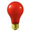 Light Bulbs Incandescents Colored A19 40W Red Medium 40A19 12ML