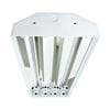 FLAT HIGHBAY FOR 6-T8 LED-BYPASS FIXTURE (no ballast, no lens, LED-Bypass lamps not included)