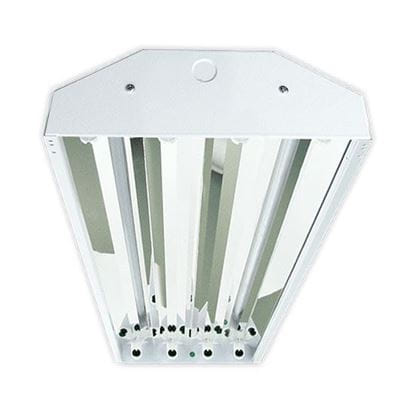 FLAT HIGHBAY FOR 8-T8 LED-BYPASS FIXTURE (No ballast, no lens, LED-Bypass lamps not included)