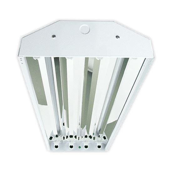 FLAT HIGHBAY FOR 8-T8 LED-BYPASS FIXTURE (No ballast, no lens, LED-Bypass lamps not included)