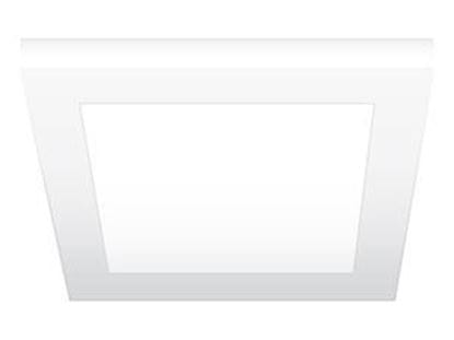 LED Indoor low-profile Light 2-60W Incand Equiv 20W 9IN SQUARE 3000K LT.COMMERCIAL 5YR