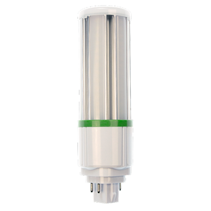 LED Retrofits CFL Plug-In 26W 4-Pin TO 12WT10 360° 5000K G24Q 4PIN 120-277V BYPASS BALLAST 5YR