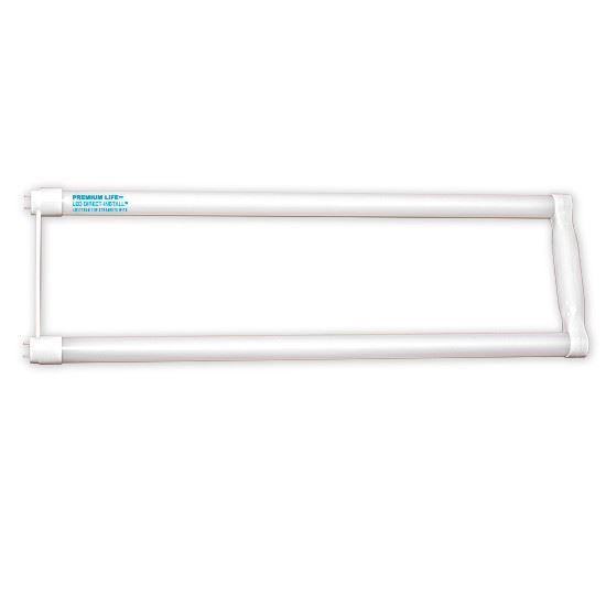 LED Bulbs Tubes - Replace Fluorescent UBend Direct Install 5000K LB15T8 U6 XtraBrite-AW DI 9YR (FB32T8-U6 REPLACEMENT)