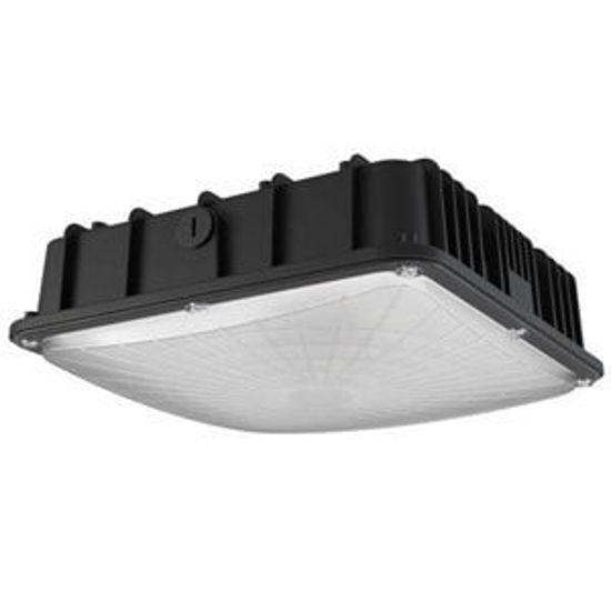 SPEC-SELECT™ LED Indoor Outdoor Canopy/Ceiling Light 20/30/40W 50/40/30K BLK 120-277V Commercial 5yr