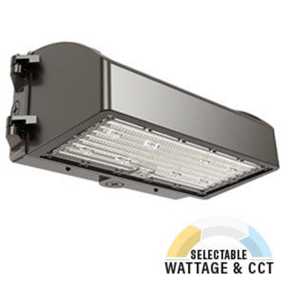 Designer LED Full-Cutoff Wallpack 175MH Equiv 50/40/30K 40/50/60/80W 5YR