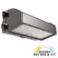 Designer LED Full-Cutoff Wallpack 175MH Equiv 50/40/30K 40/50/60/80W 5YR