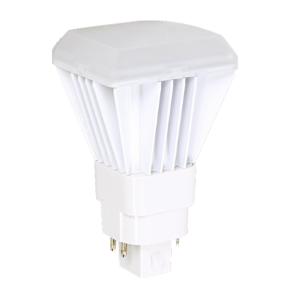 LED-CFL Direct-Install Replaces 26W 4 Pin with 9W/3000K/G24Q-4P/VERT/DI/5YR