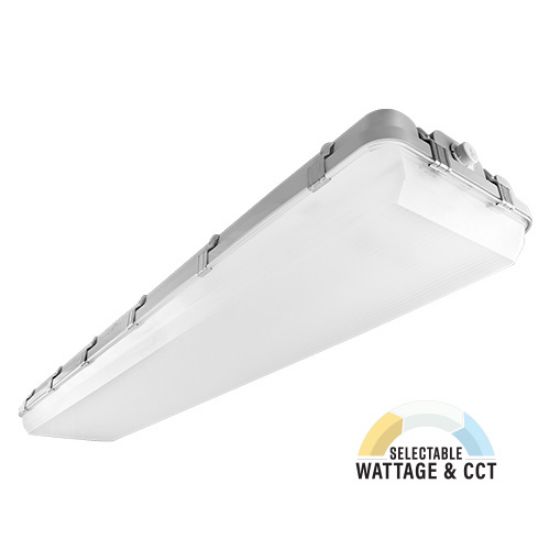 LED Indoor Outdoor Highbay Vapor Tight 4 Foot Spec-Select™ with ISO 100-115-135w 35-41-50K 5yr
