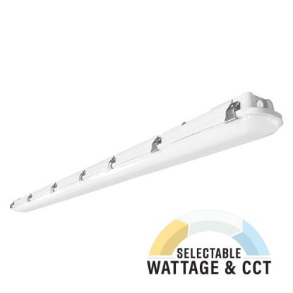 LED Indoor Outdoor Vapor Tight 8 Foot Spec-Select™ with ISO 65-75-90w 35-41-50K 5yr