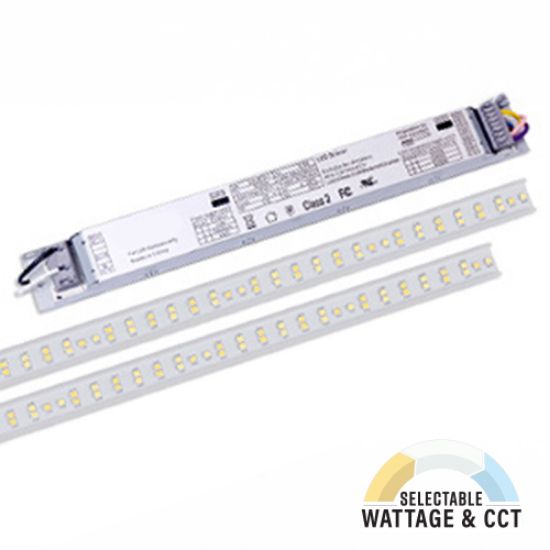 LED SPEC-SELECT™ 4FT 2-Lamp Magnetic Snap & Go™ Retrofit 20/30/40W 50/40/35K DIMM 5YR